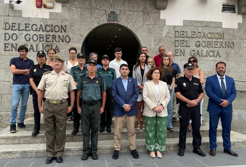 Pedro Blanco preside nA Coruña o acto de repulsa polo último crime machista labor en Navarra