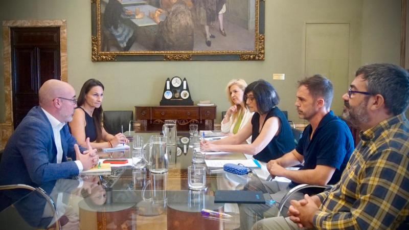 Reunión con Save The Children, UNICEF, Fundación ANAR e POI Madrid para abordar a problemática das violencias sexuais na infancia