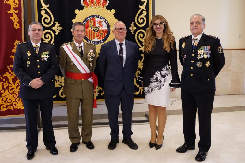 Sabrina Moh recoñece a “profesionalidade, sensibilidade e eficiencia” de Policía Nacional en Melilla