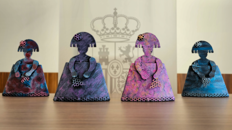 Los colegios de Ópticos y Procuradores, el colectivo de artistas Trazo 6 y el coronel Arribas, Premios Menina 2023 de la Delegación del Gobierno