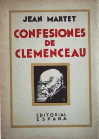 Confesiones de Clemenceau Confesiones de Clemenceau