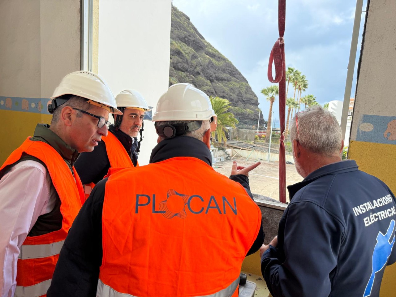 Visita obras Observatorio de Biodiversidade Mariña PLOCAN