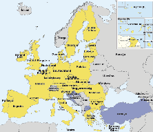 Imagen Red Mapa Europa-UE