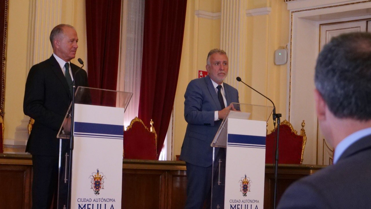 Anxo Víctor Torres visita Melilla