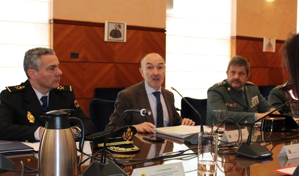 Reunión junta local de seguridad para el eclipse.