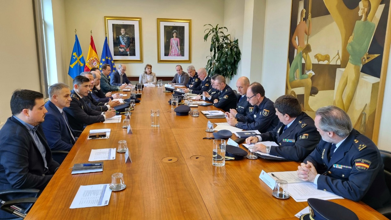 Dispositivo de seguridad para el encuentro entre el Real Sporting de Gijón y el Real Oviedo