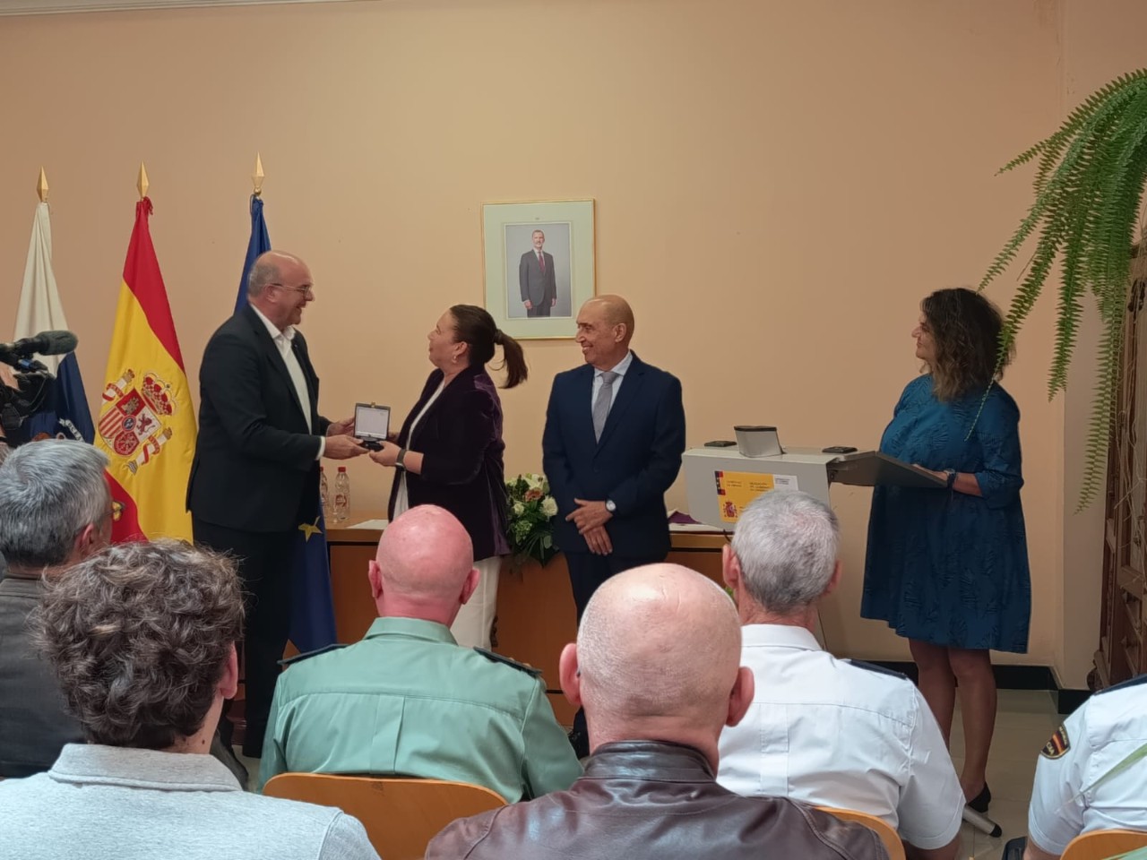Entrega de la Medalla de Igualdad a Olivia Cedrés