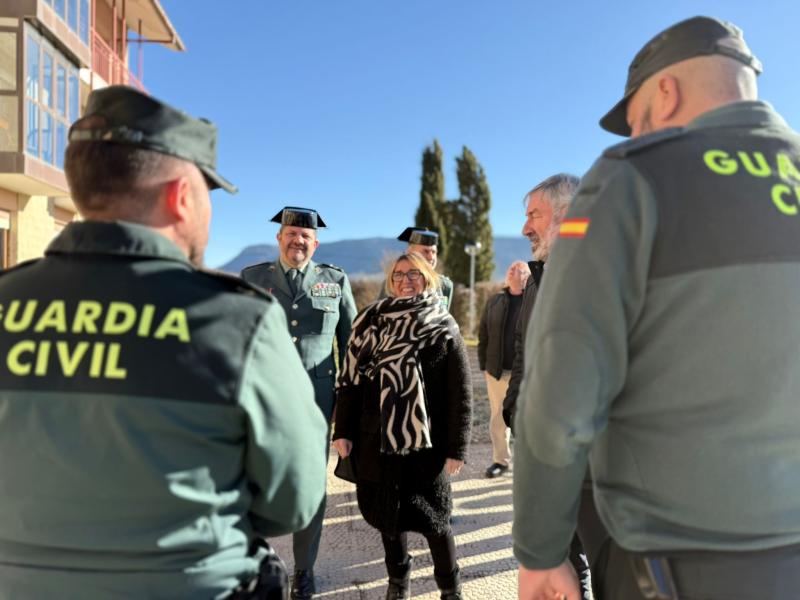 La Guardia Civil refuerza su presencia en Valderredible con un nuevo servicio de Intervención de Armas