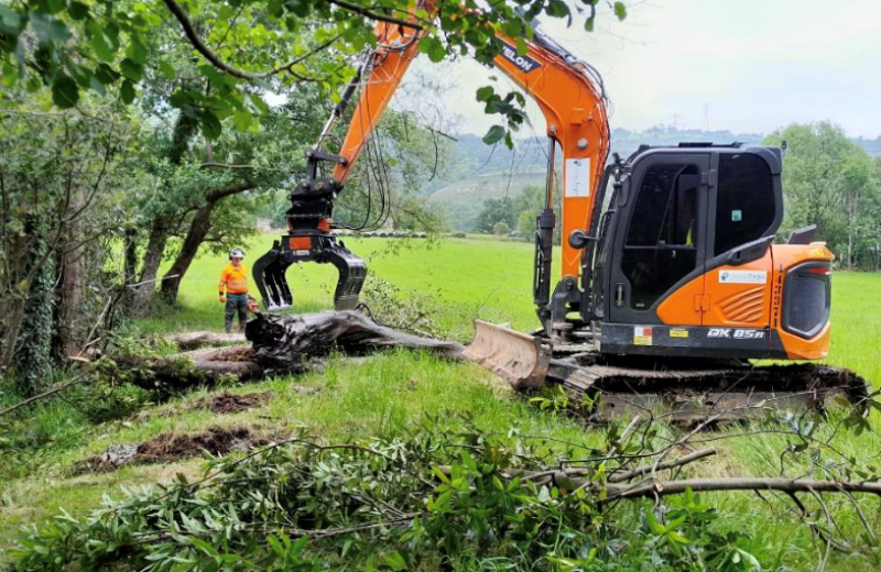 La Confederación Hidrográfica del Cantábrico trabaja en la conservación del río Clarín