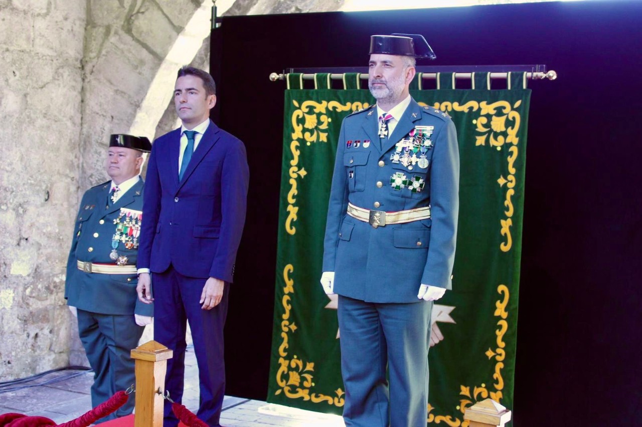 El delegado en un momento del