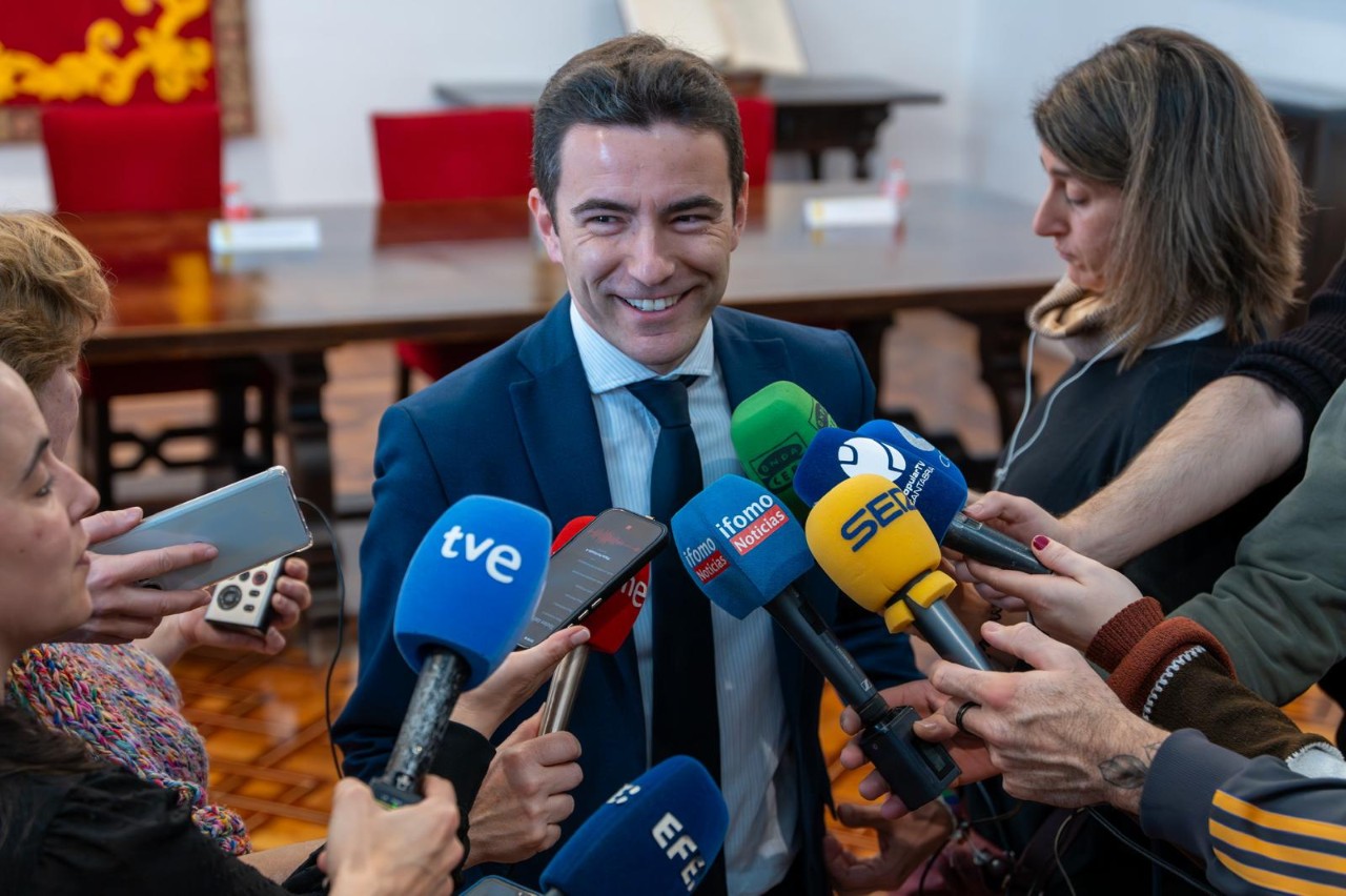 El delegado durante su declaración