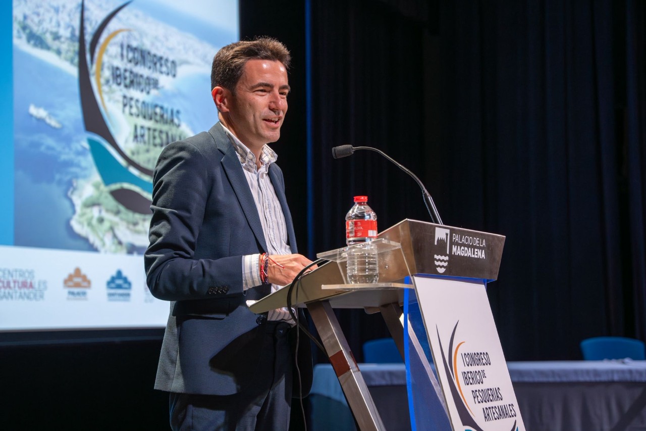 Pedro Casares durante su intervención en el acto