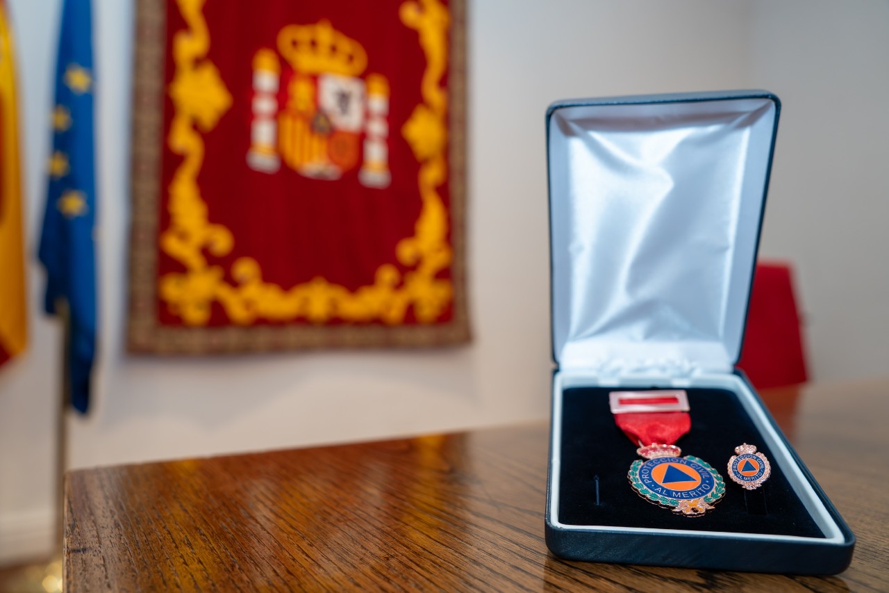 Una de las medalla que se van a entregar