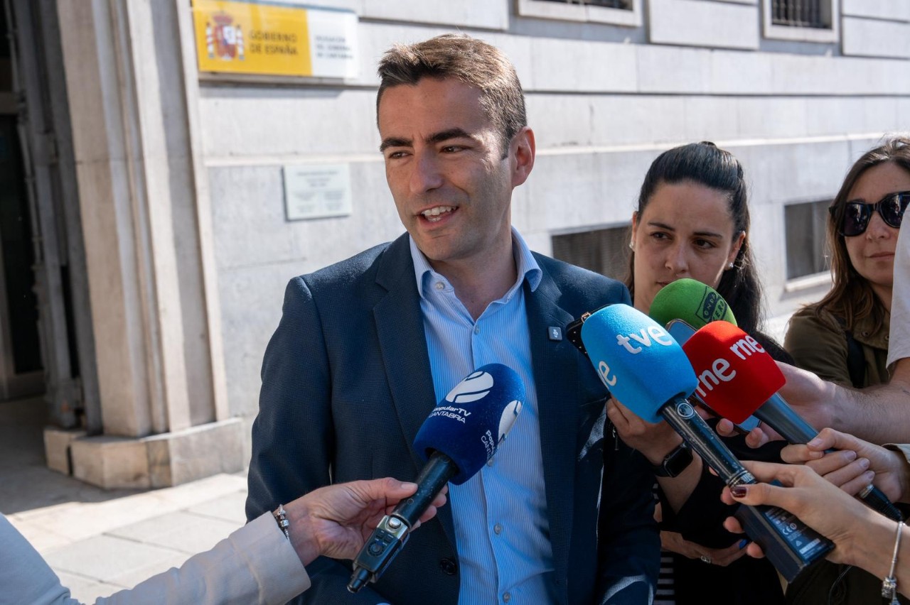 El delegado del Gobierno durante sus declaraciones frente a la Delegación