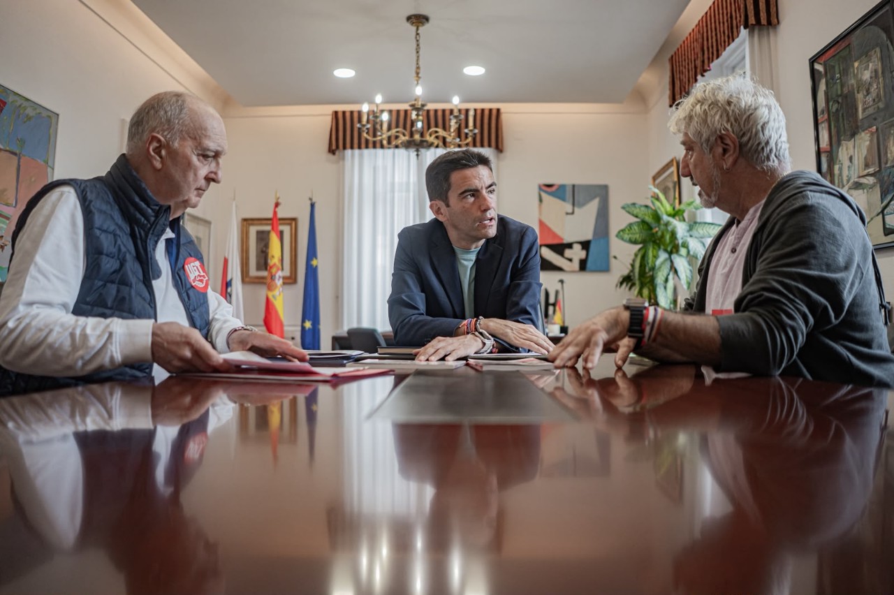 Un momento de la reunión