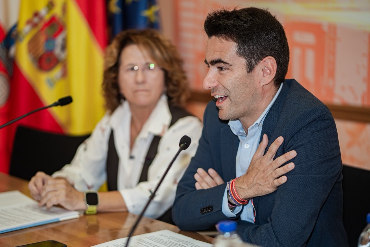 El delegado durante su intervención en el acto