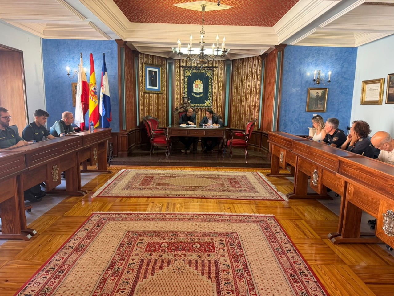 Junta Local de Seguridad en el ayuntamiento de Reinosa