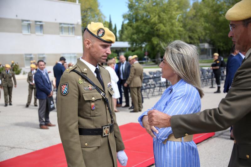 La delegada del Gobierno asiste al relevo del mando del Primer Batallón de Intervención de la UME
