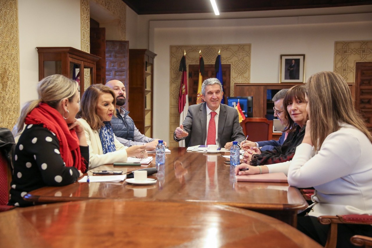 Reunión de José Pablo Sabrido con representantes de ASAJA y UPA