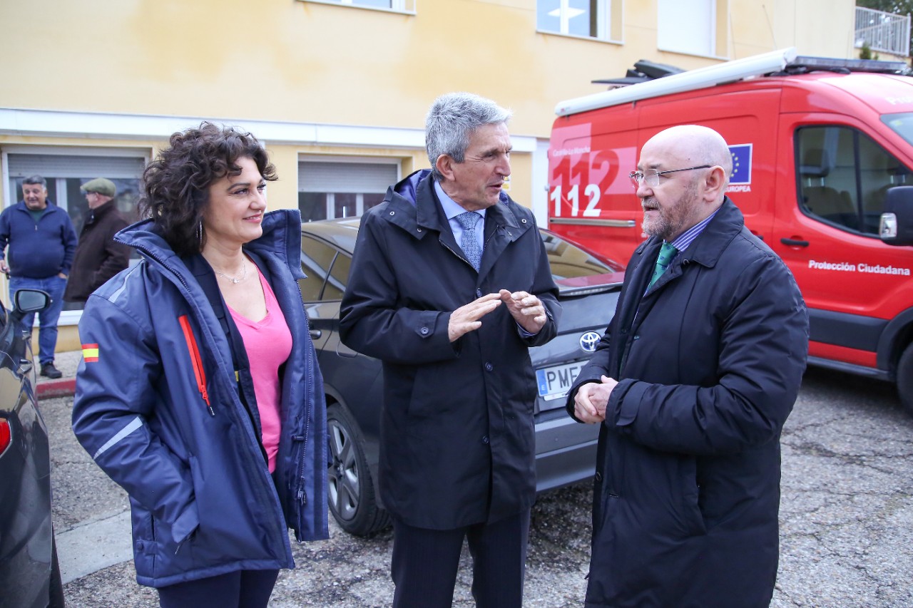 El delegado del Gobierno visita el centro de Protección Ciudadana de Castilla-La Mancha