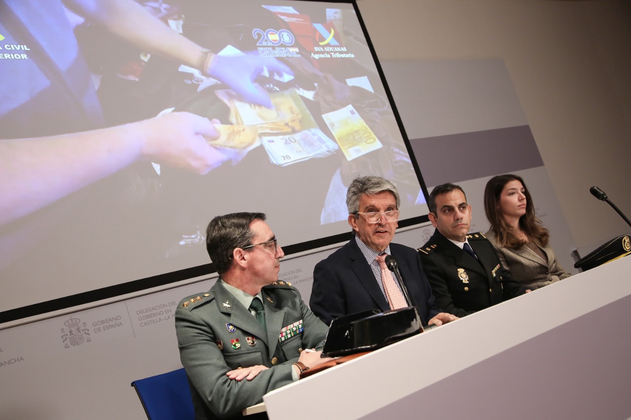 Desmantelado un macro laboratorio de extracción y procesamiento de clorhidrato de cocaína en una nave industrial de la provincia de Toledo