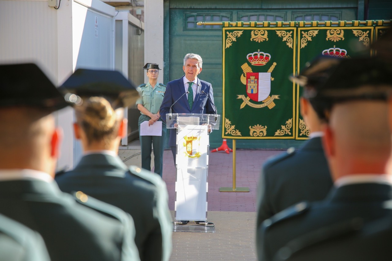 Rrecibimiento a los nuevos guardias civiles de Toledo
