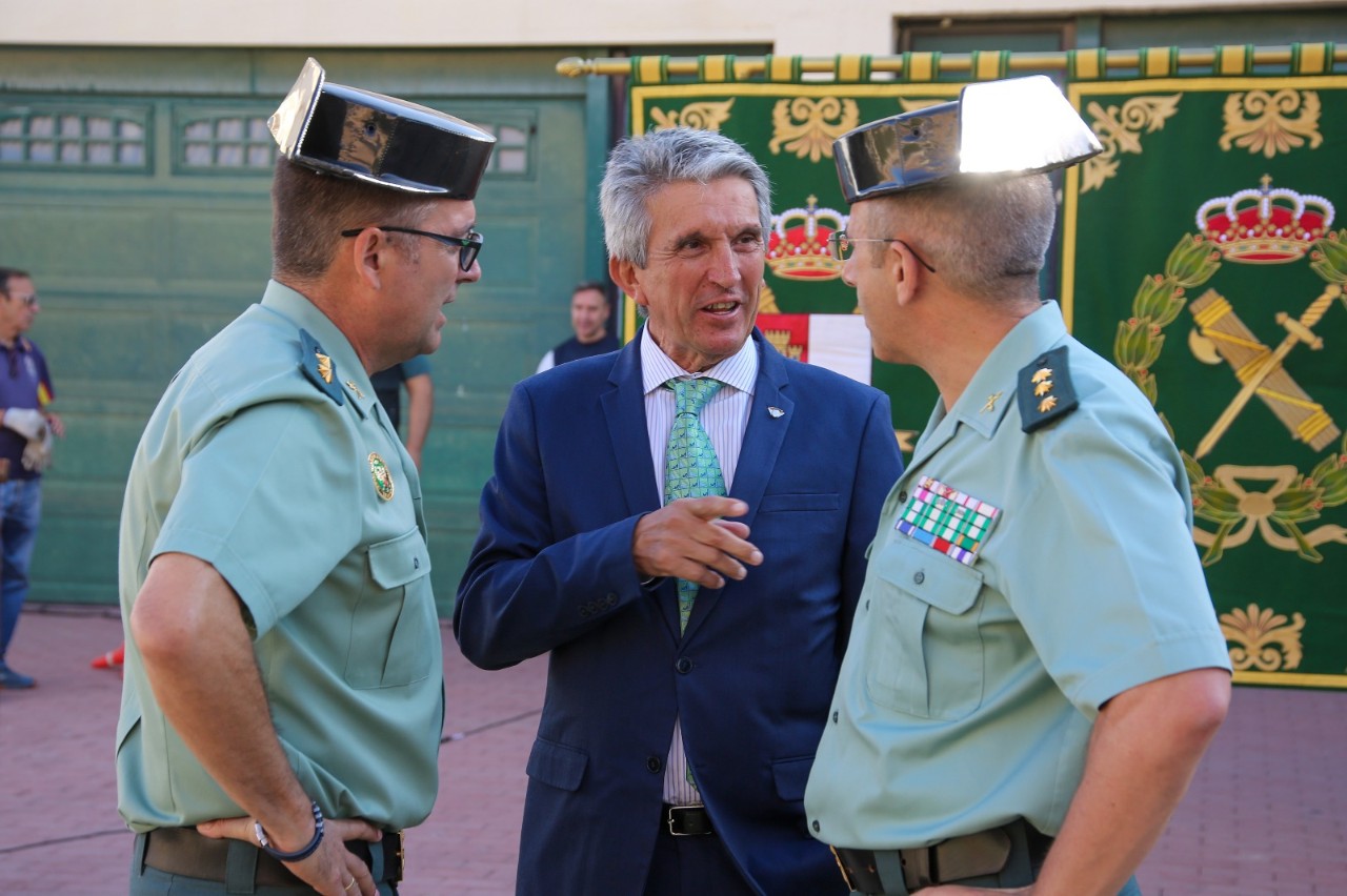 José Pablo Sabrido con Guardia Civil