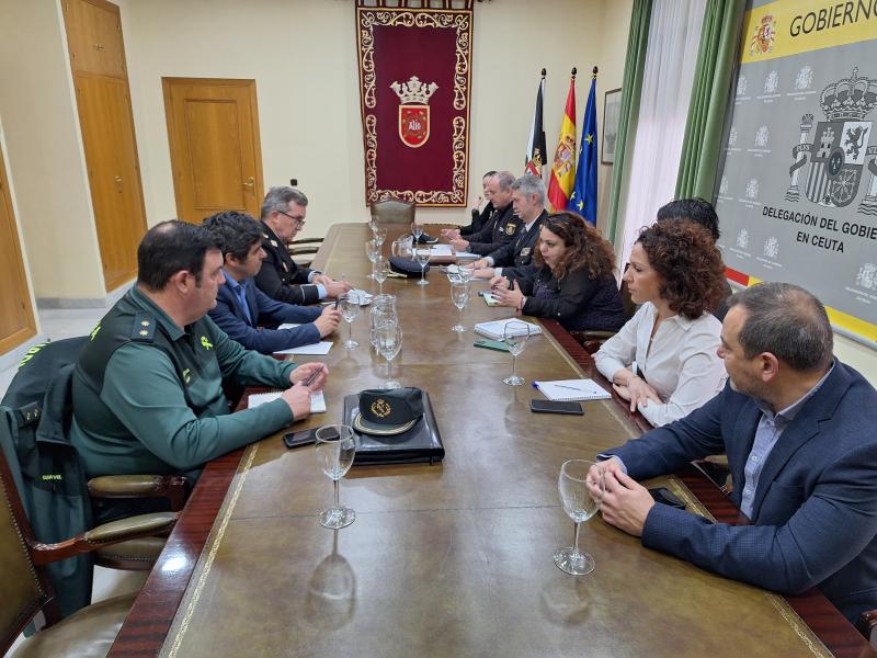 Delegación del Gobierno y Ciudad Autónoma han celebrado esta mañana una Junta Local de Seguridad para concretan el dispositivo de seguridad durante la Semana Santa