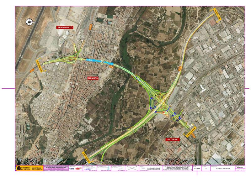 El Gobierno invierte 85’4 millones de euros en la mejora del acceso al Aeropuerto de Valencia