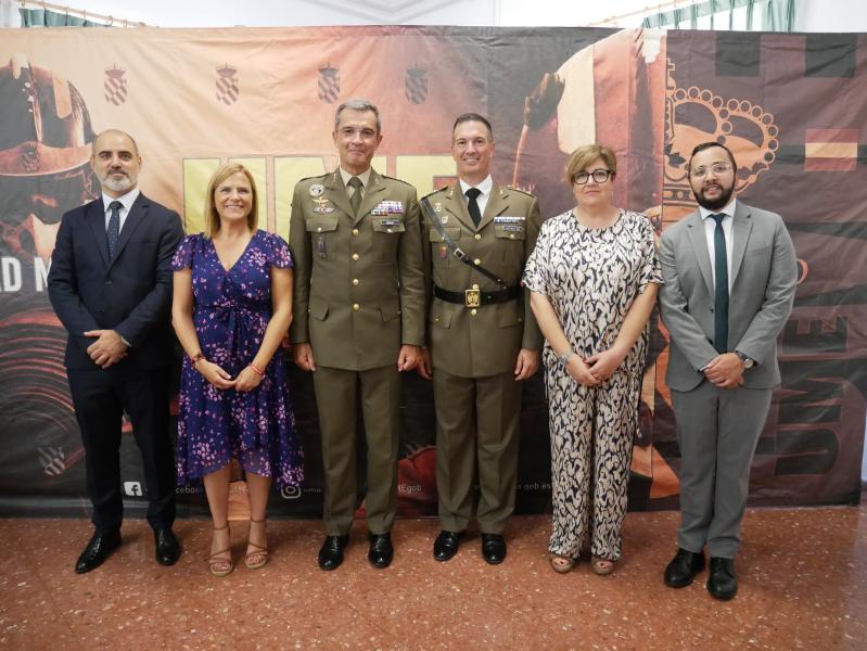 Toma de posesión del teniente coronel Martínez Puy, como jefe del Tercer Batallón de Intervención de la UME