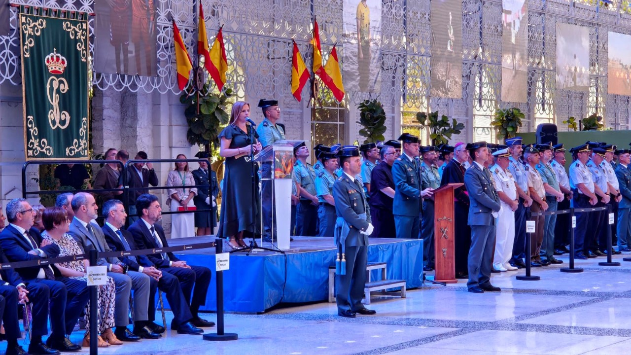 Toma de posesión del coronel jefe de la Comandancia de Alicante