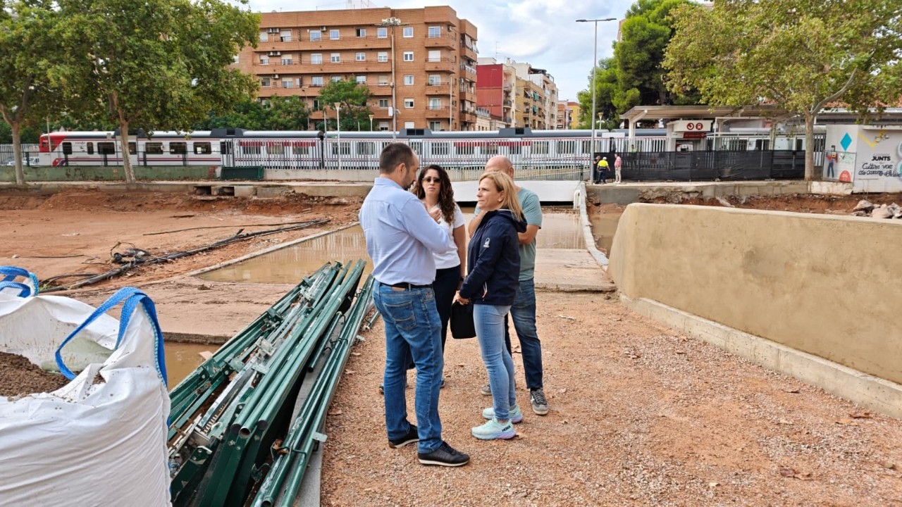 Bernabé visita municipios afectados por el temporal: Aldaia y Catarroja