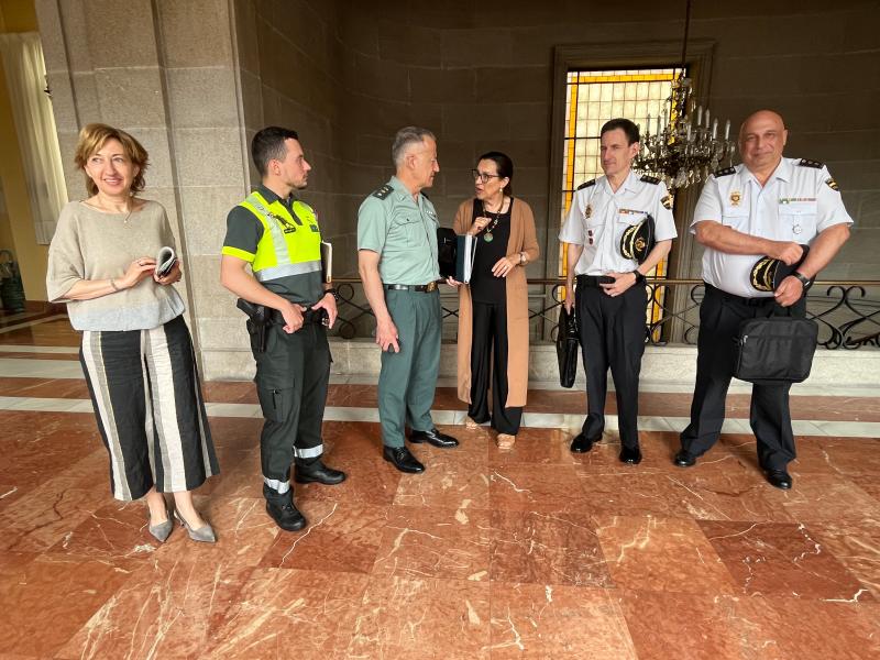 Maica Lariba destaca que as infraccións penais na provincia descenderon nos primeiros 5 meses do ano un 11%