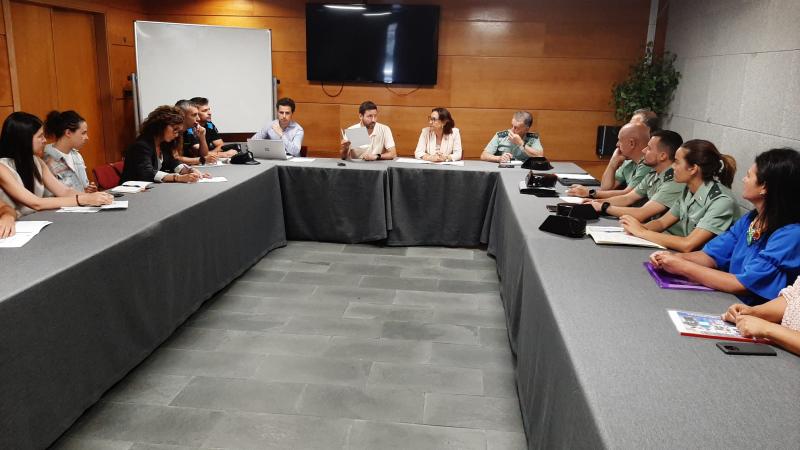 Maica Larriba coordina los dispositivos de seguridad para las Fiestas del Albariño