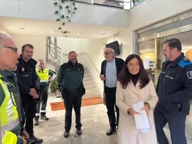 Isabel Rodríguez agradece en Sarria el esfuerzo de la Guardia Civil en materia de prevención con los centros educativos a través del Plan Director