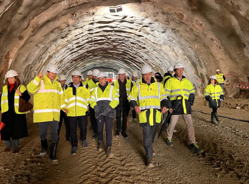 Pedro Blanco pone las obras de la Variante Exterior de Ourense como el mejor ejemplo de un Gobierno que actúa e invierte para recuperar el tiempo perdido en el alta velocidad en Galicia