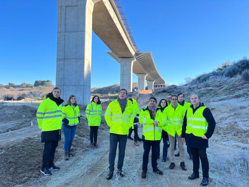 Pedro Blanco subraya el compromiso del Gobierno con la vertebración del interior de Galicia al presentar la recta final de la autovía A54 entre Lugo y Santiago