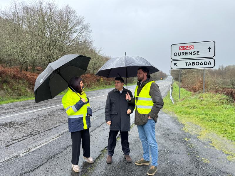 Pedro Blanco destaca en Taboada el impulso histórico del Gobierno en la red estatal de carreteras de la provincia, con una inversión de más de 330 M€ en los últimos cuatro años