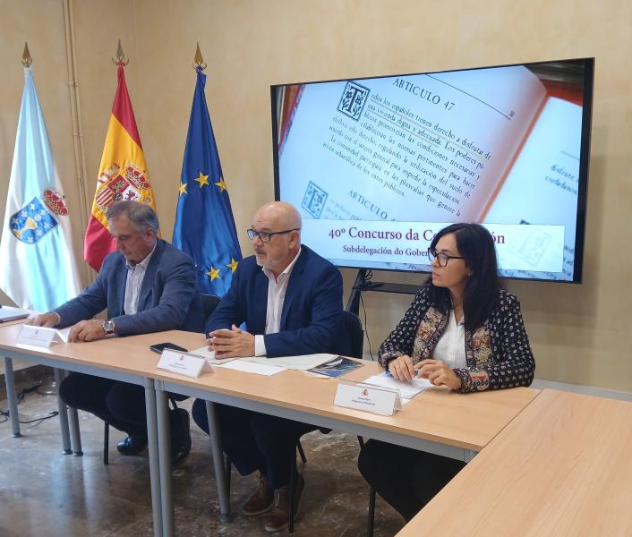 La Subdelegación del Gobierno en Ourense pone en marcha la 40ª edición de su Concurso de la Constitución para escolares de todos los niveles educativos