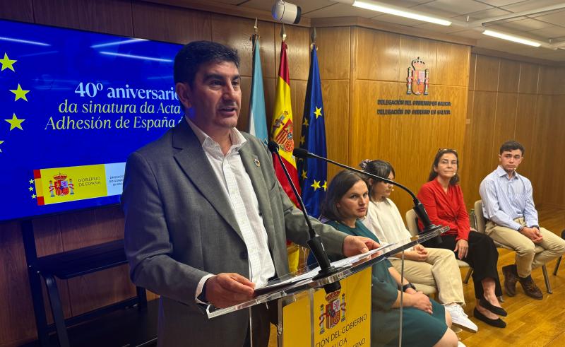 Pedro Blanco celebra la transformación de Galicia gracias al impulso de la entrada en la Unión Europea y aboga por reforzar el europeísmo para combatir hoy los totalitarismos y defender la democracia