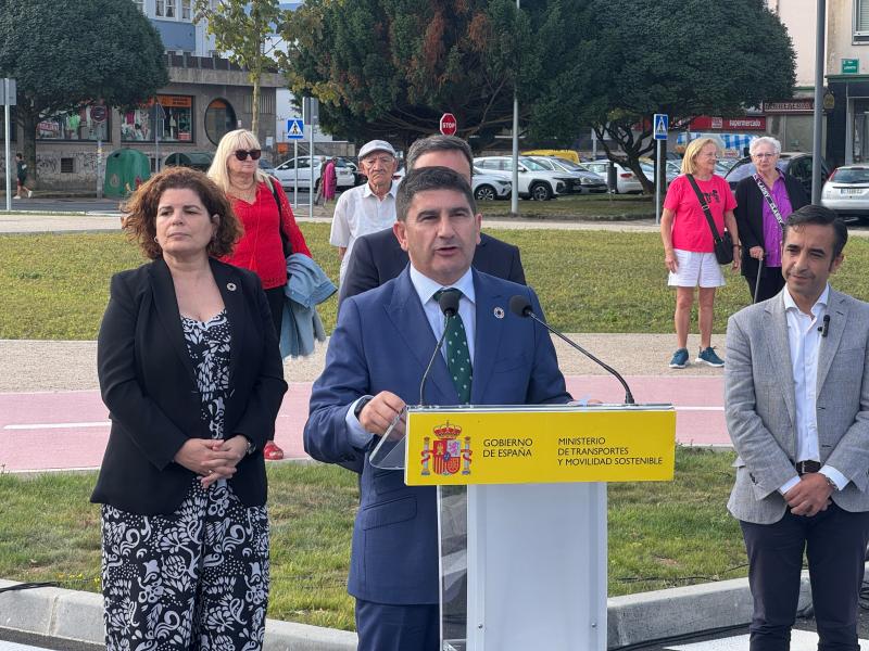 Pedro Blanco: “La humanización de la avenida de As Pías simboliza el compromiso del Gobierno con la transformación urbana y social de Ferrol”