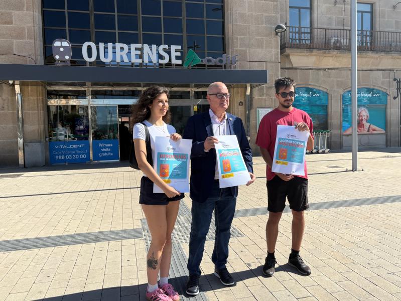 Eladio Santos anima a los más de 30.000 jóvenes ourensanos de entre 18 y 30 años a beneficiarse de descuentos de hasta el 90% para viajar este verano