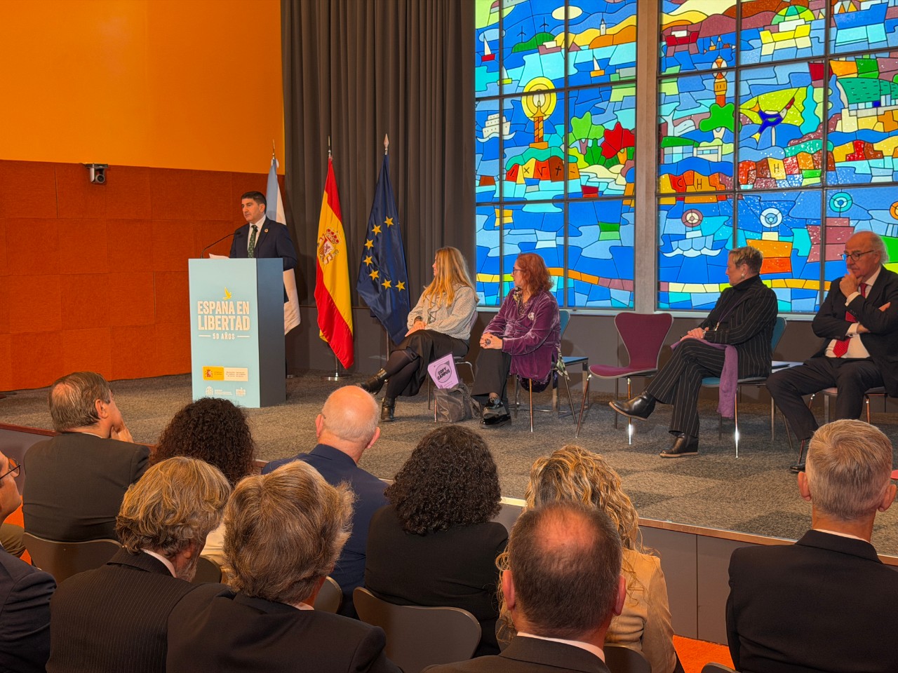 Vista general del acto celebrado en A Coruña