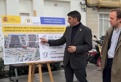 Pedro Blanco, en una promoción de Cas47 en A Coruña.
