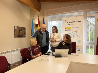 Eladio Santos, en el Concello de Oímbra