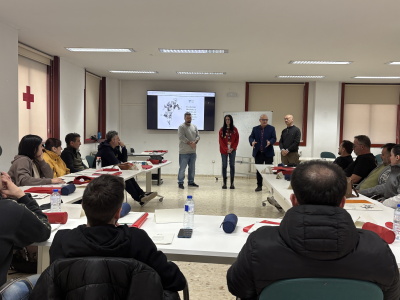 Eladio Santos, en Cruz Roja Ourense