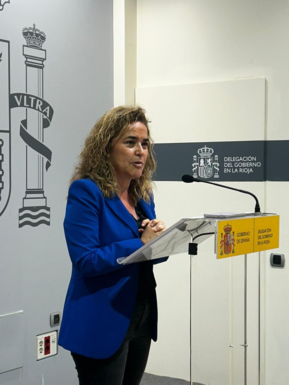 La delegada del Gobierno confirma que La Rioja y ayuntamientos riojanos recibirán en 2024 una financiación récord por parte del Estado