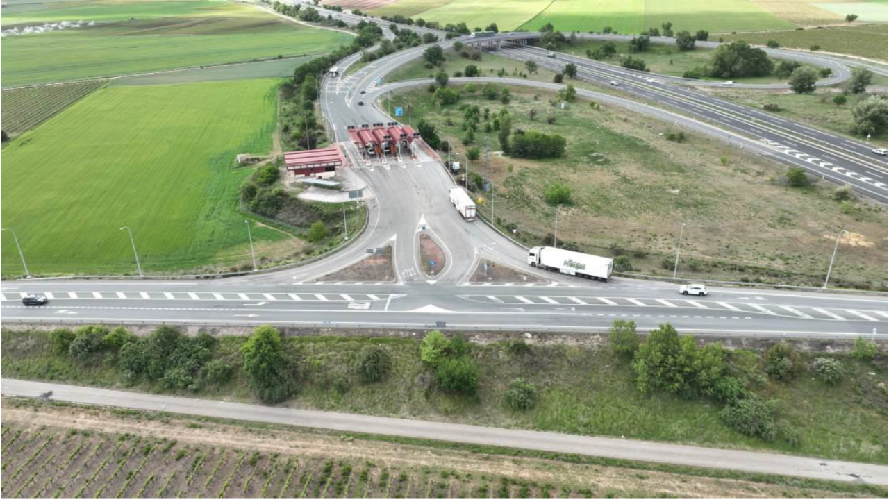Transportes aprueba el proyecto de trazado para mejorar la intersección de la N-126 con la AP-68 entre Haro y Casalarreina
