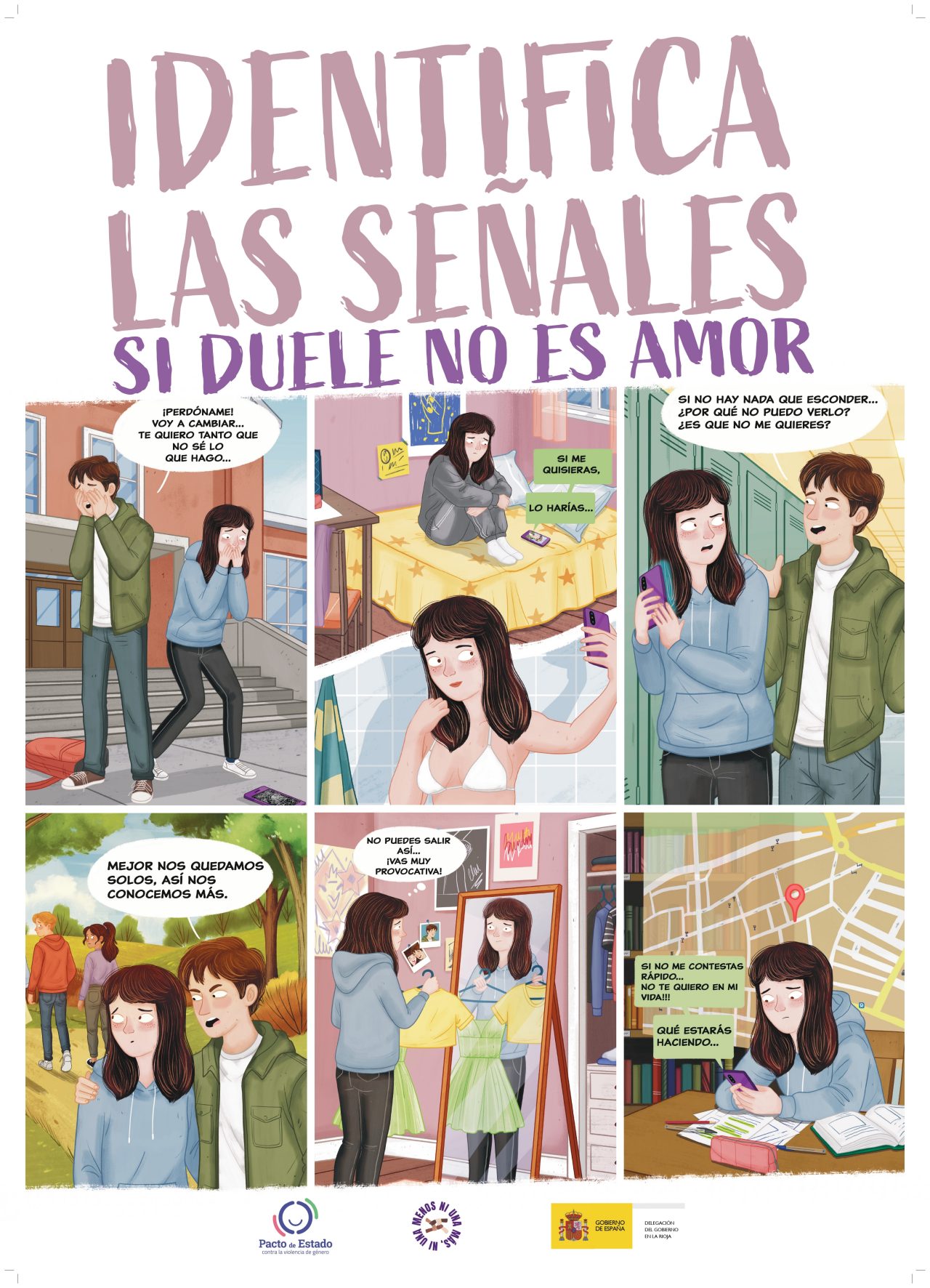 Campaña “Identifica las señales. Si duele no es amor”