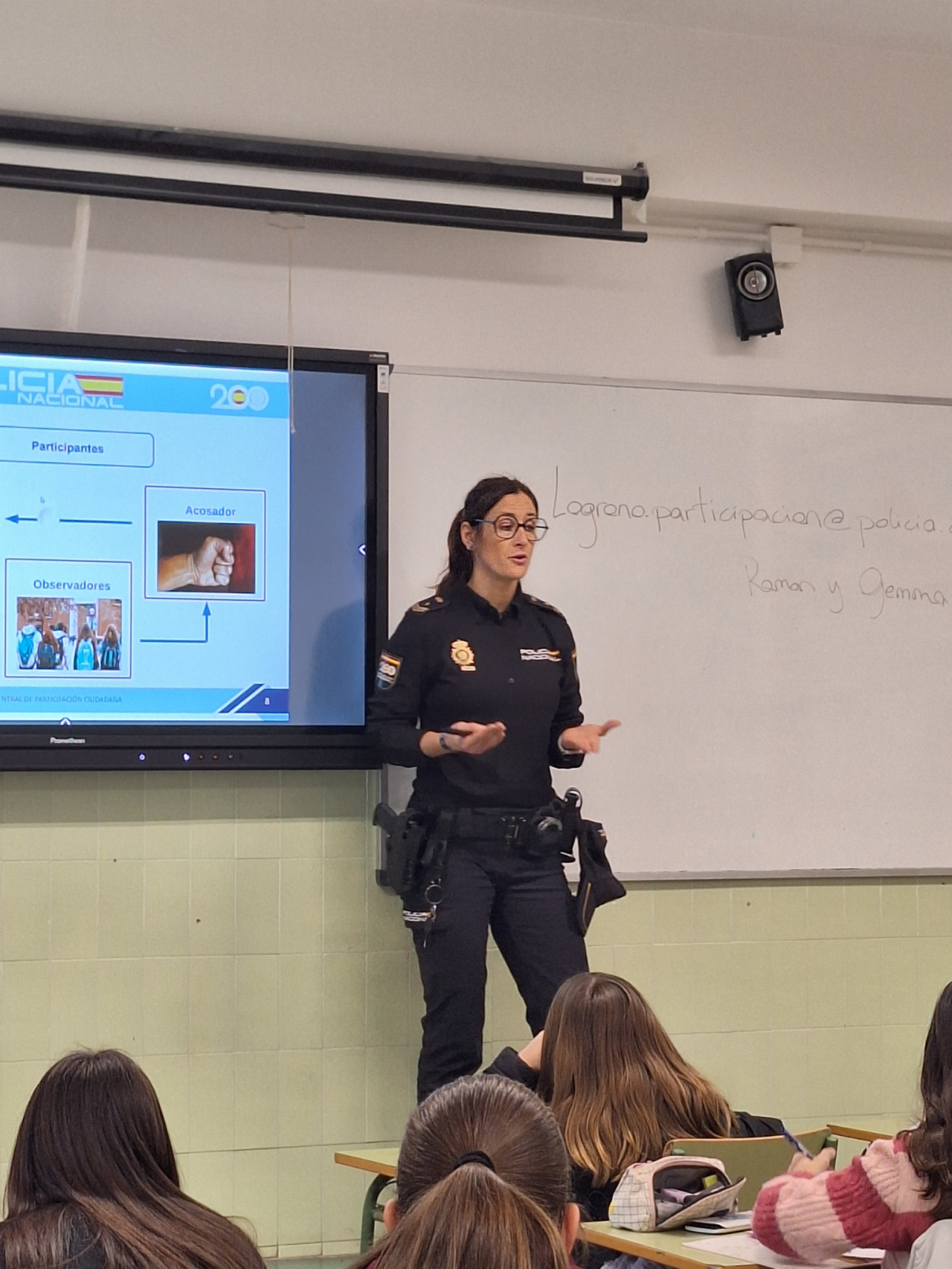 Plan Director convivencia escolar_Charlas Policía Nacional